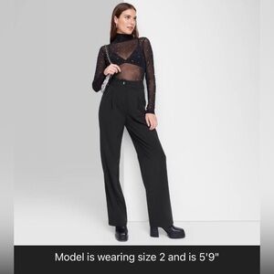 High waisted wide leg Target pants